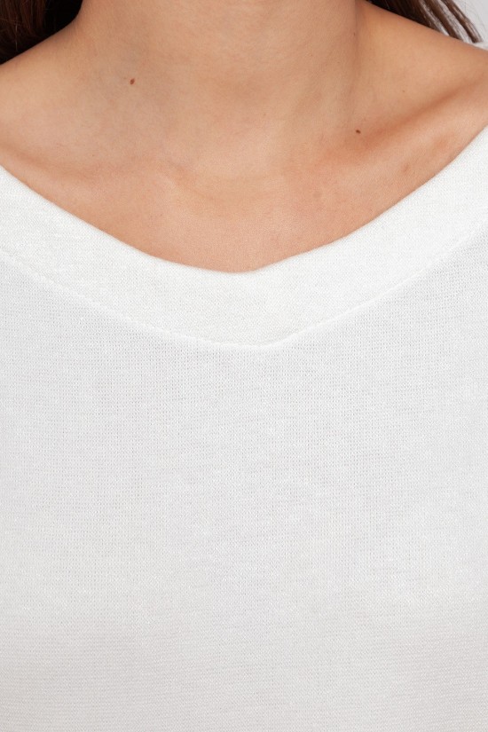 Biała bluzka prążek