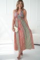 Gemustertes Maxikleid