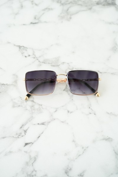 Sonnenbrille Goldrahmen
