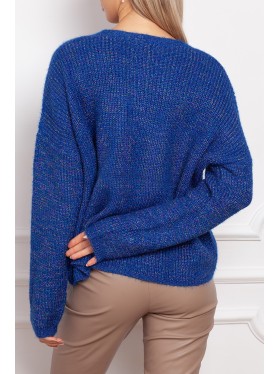 Niebieski Sweter