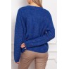 Blauer Pullover
