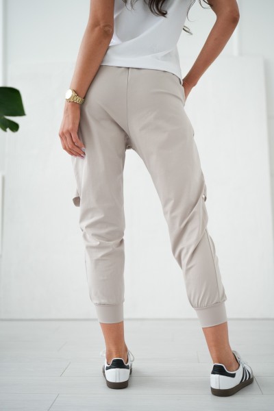 Штани карго на бретелях