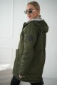 Kurtka parka z szelkami