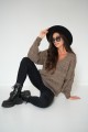 Pullover mit durchbrochenen Accessoires