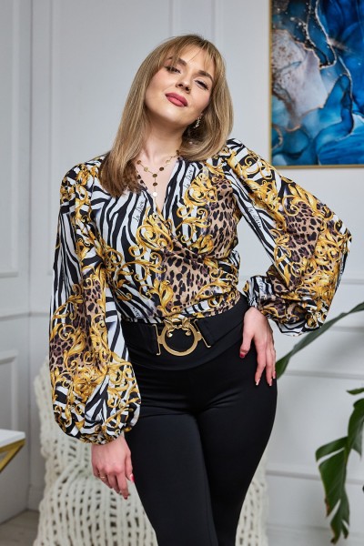 Gestuftes Zebra-Hemd